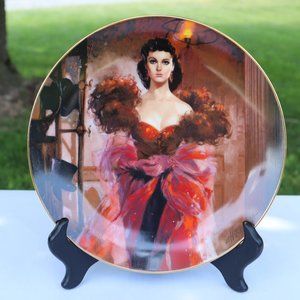 Vintage "Scarlett's Resolve” Collector Plate GWTW